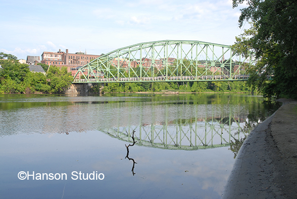 Brattleboro, VT - Bridge to Chesterfield, NH - Summer